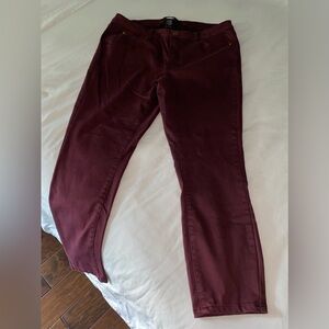 Burgundy Pants by Morgan&Walker size 14